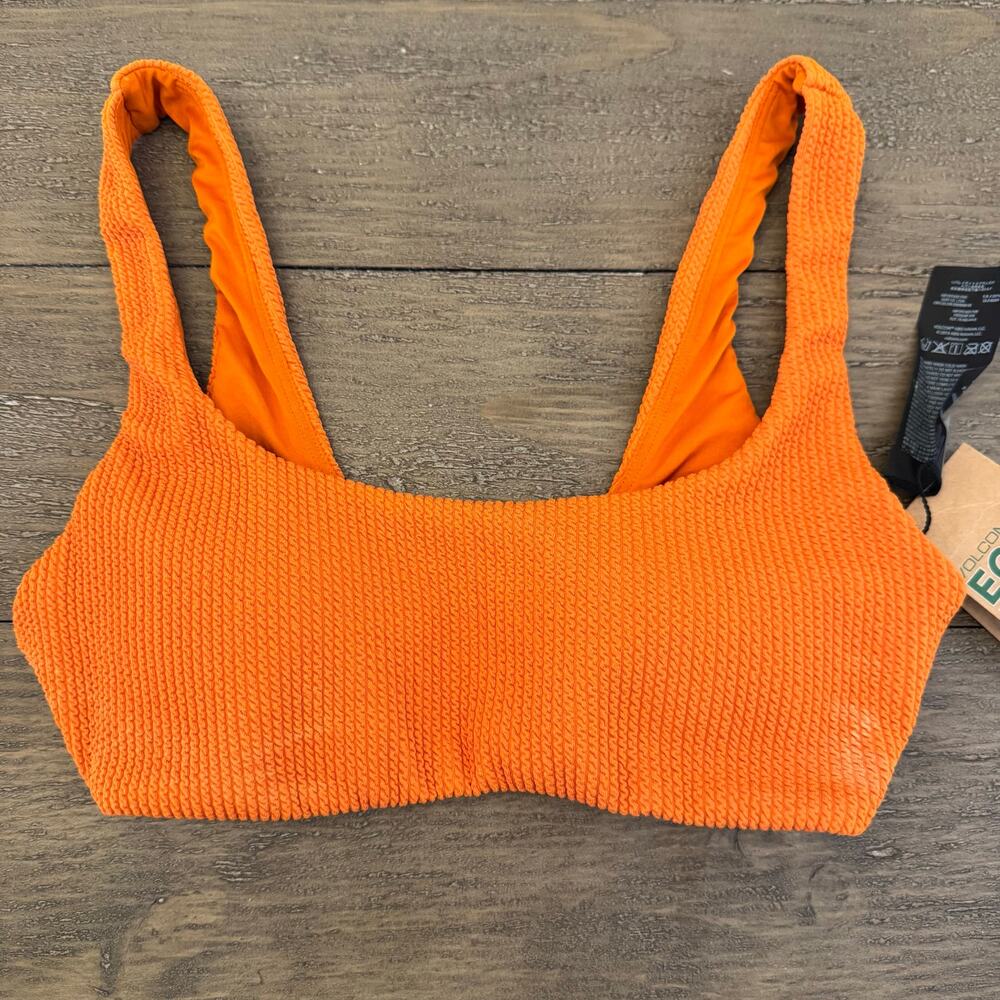 Volcom Junior's Size Medium Nwt Rust Orange Scoop… - image 1